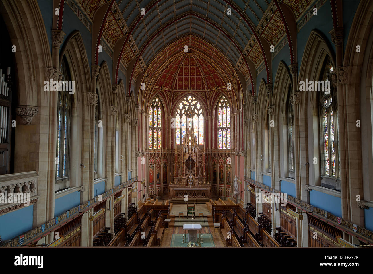 St. Cuthbert's Chapel at Ushaw College, near Durham, England Stock