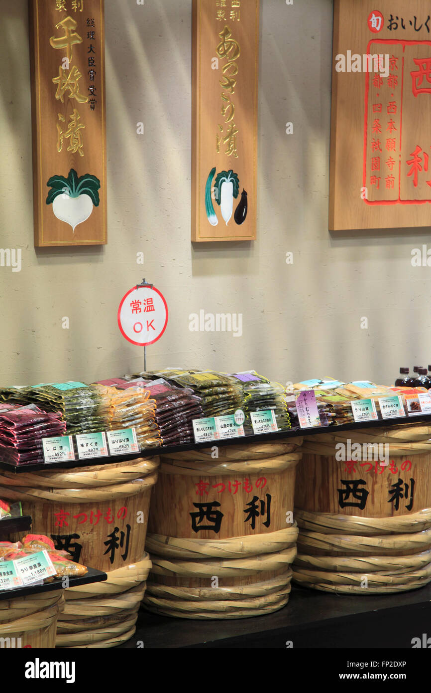 Japan; Kyoto; Nishiki Food Market, shop, Stock Photo