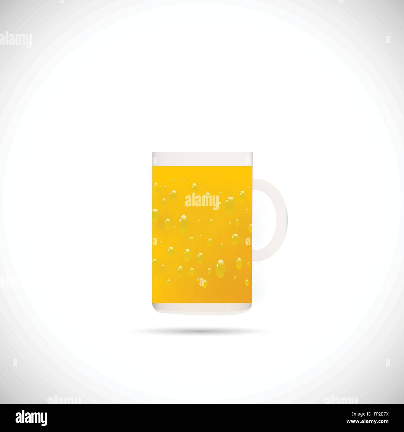 Illustration of a beer mug isolated on a white background Stock Vector ...