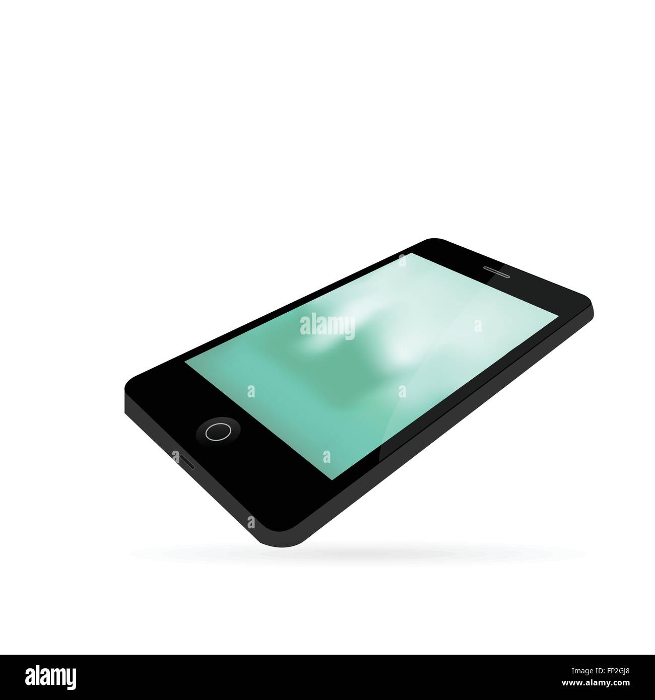 Smartphone isolated on a white background Stock Vector Image & Art - Alamy