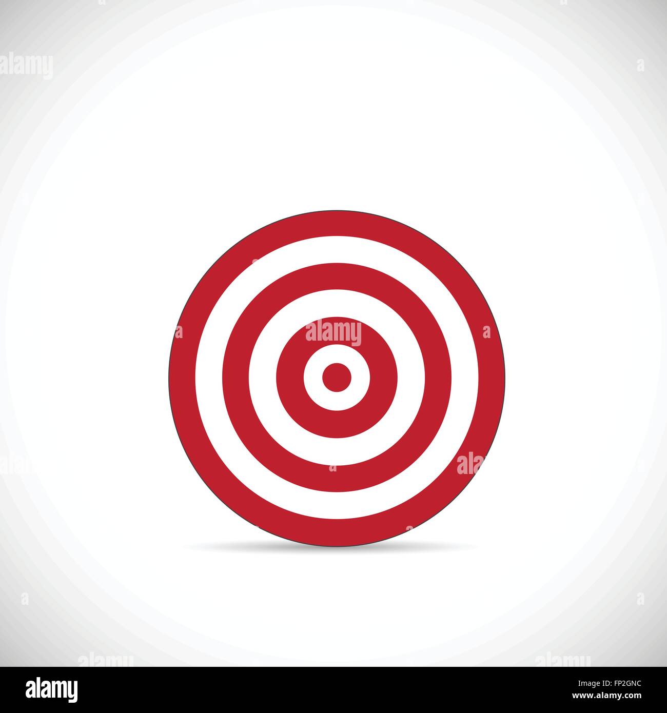 Illustration of a target isolated on a white background Stock Vector ...