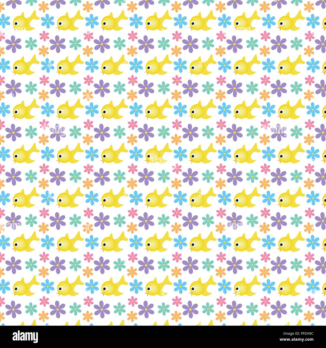 Seamless floral background pattern Stock Vector Image & Art - Alamy