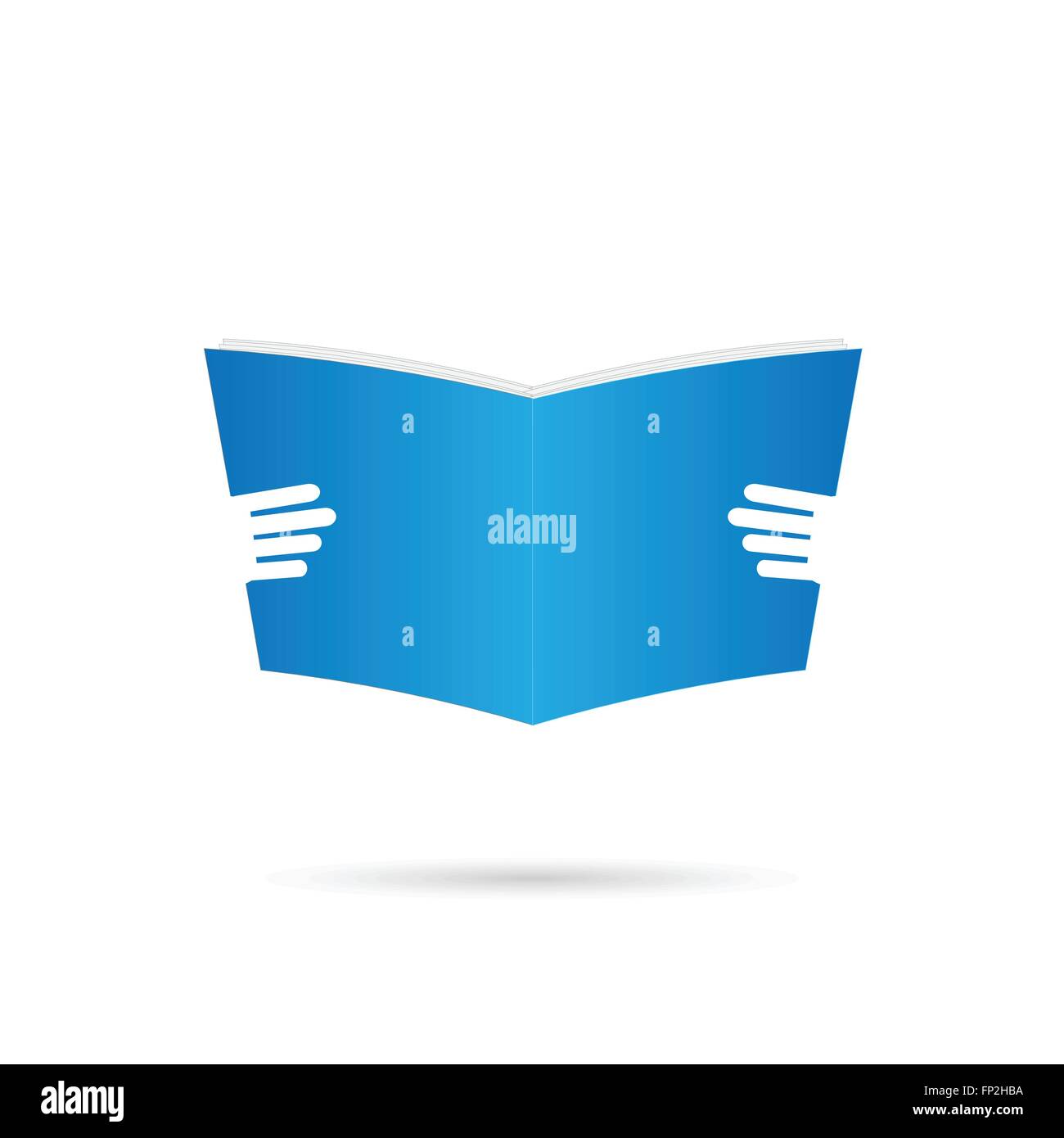 Illustration of a book icon isolated on a white background Stock Vector ...