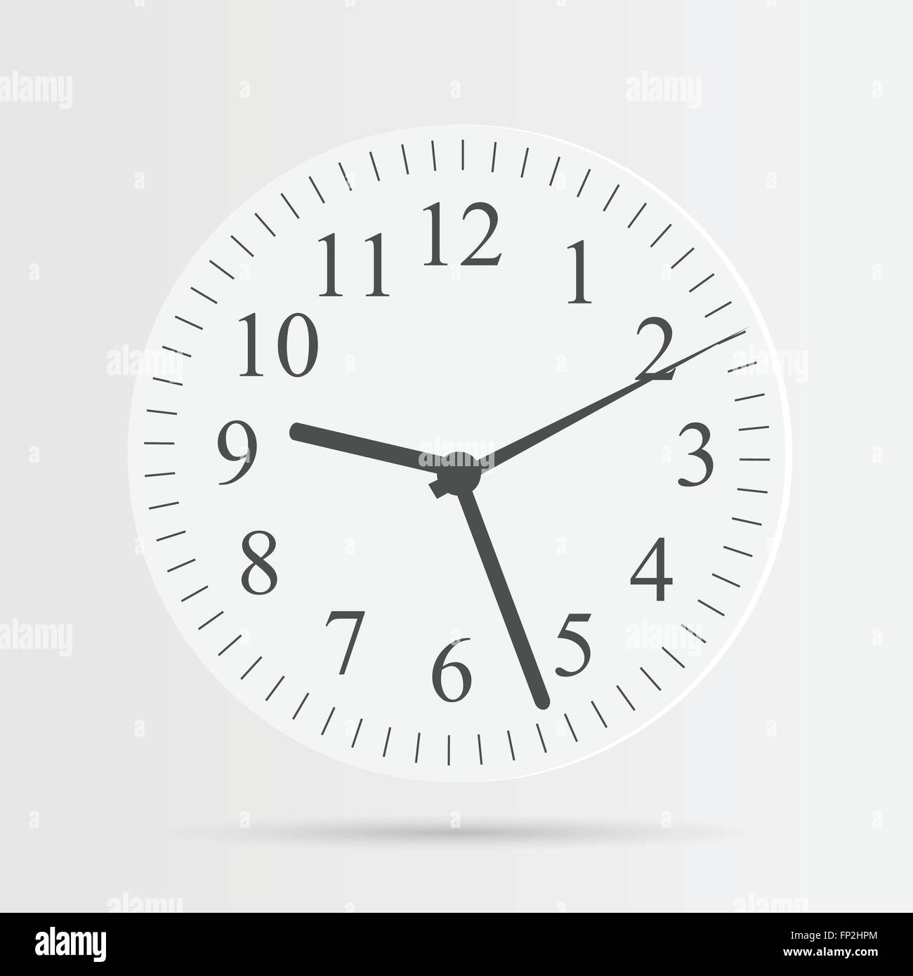 Illustration of a clock isolated on a white background Stock Vector ...