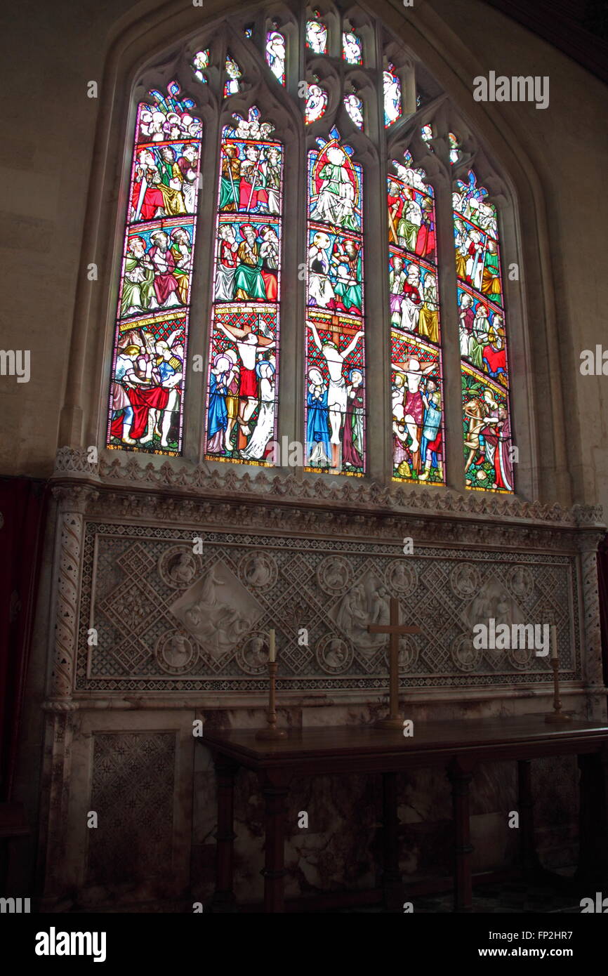 St Mary's church, Sudeley Castle, Winchcombe, Gloucestershire, England, Great Britain, United Kingdom, UK, Europe Stock Photo