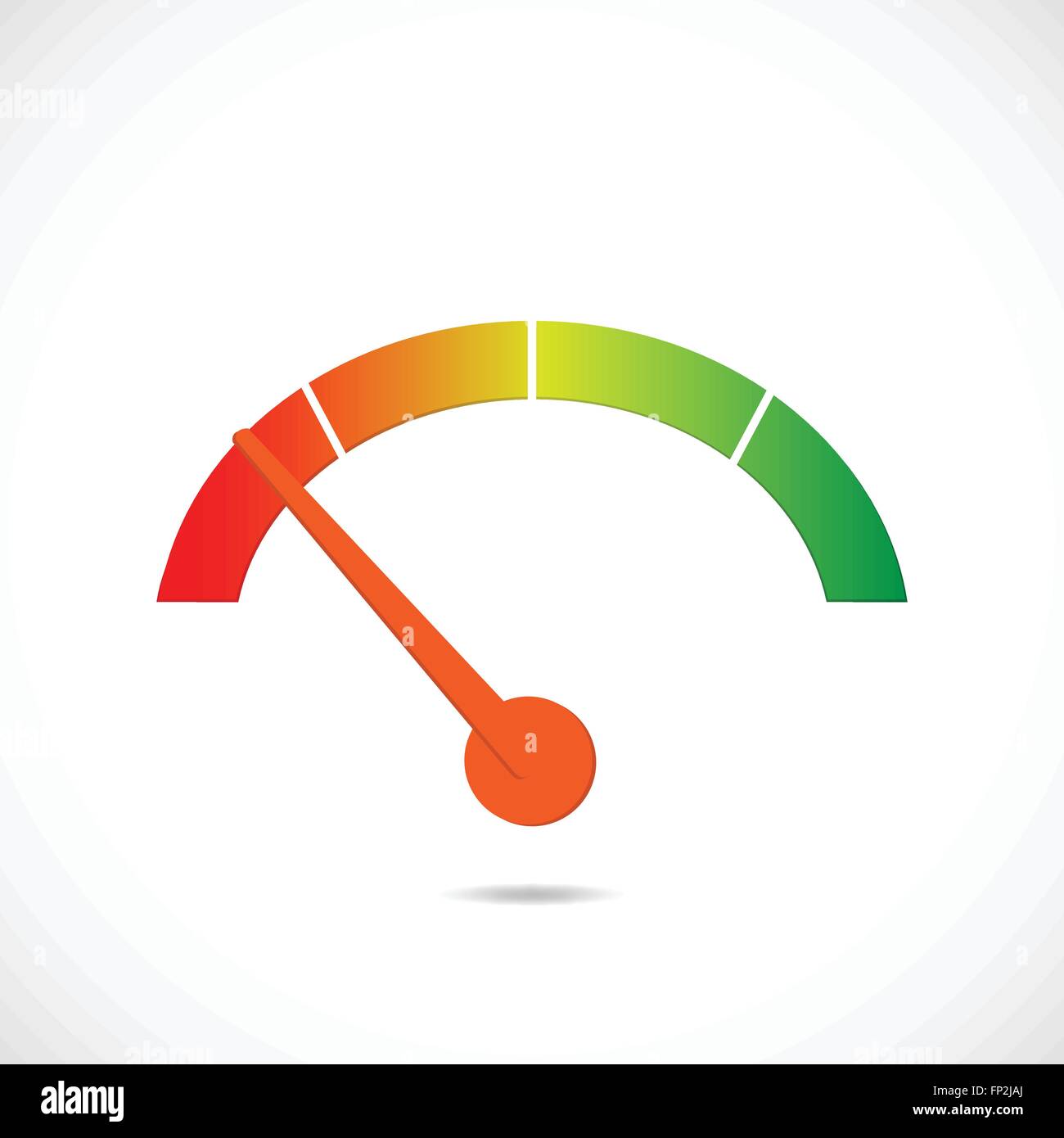 Illustration of a colorful gas gage design isolated on a white ...