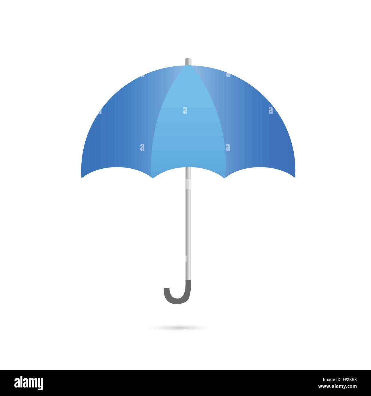 Illustration of an umbrella isolated on a white background Stock Vector ...
