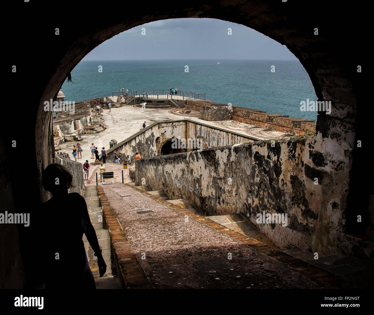 Aerial view of El Morro fortress in San Juan, Puerto Rico Stock Photo -  Alamy