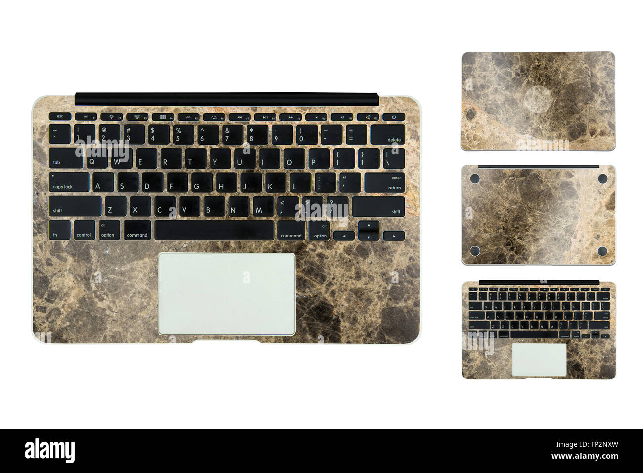 Marble effect laptop outlet case