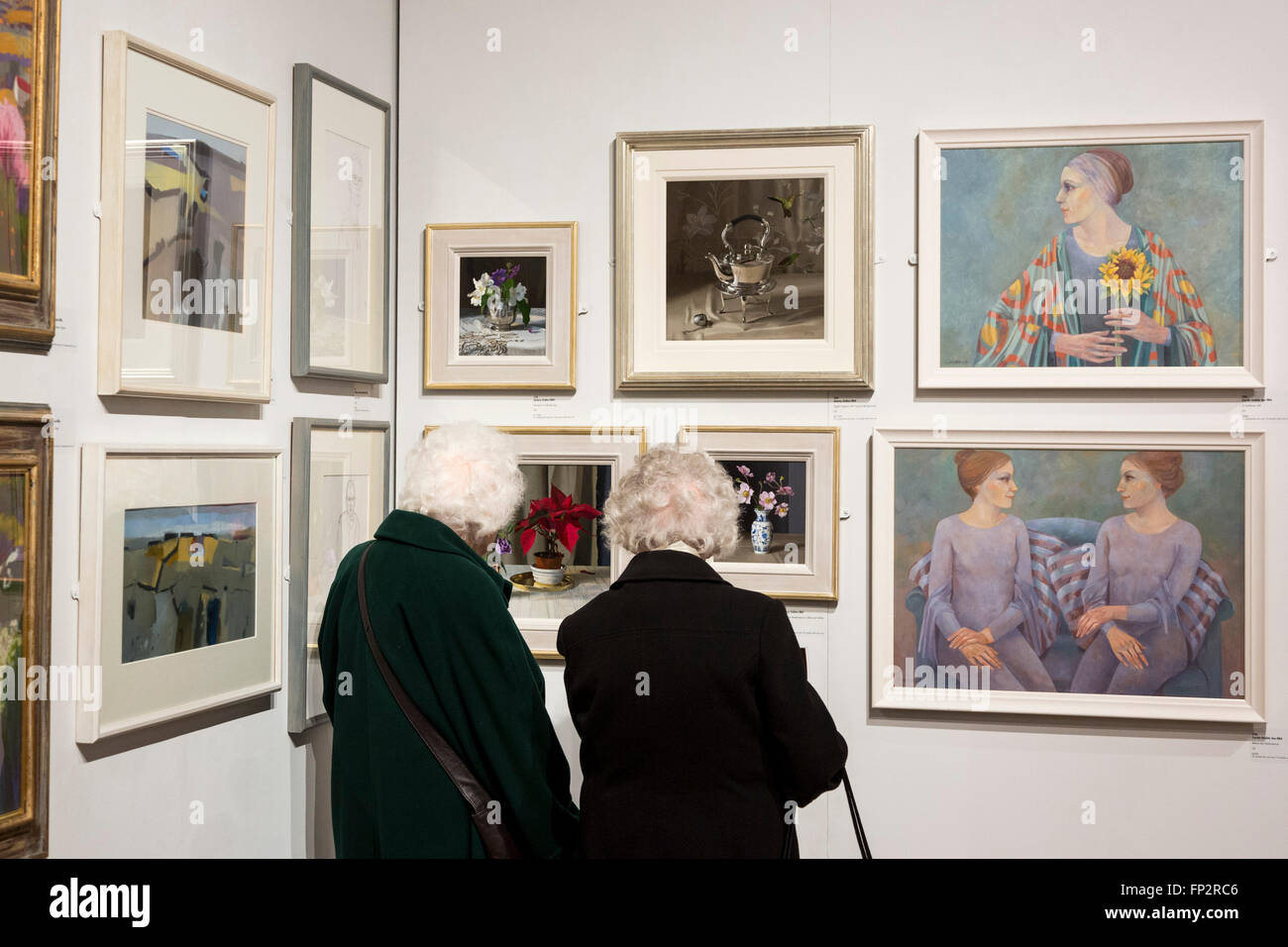 London, UK. Mall Galleries present the 299th exhibition of the Royal