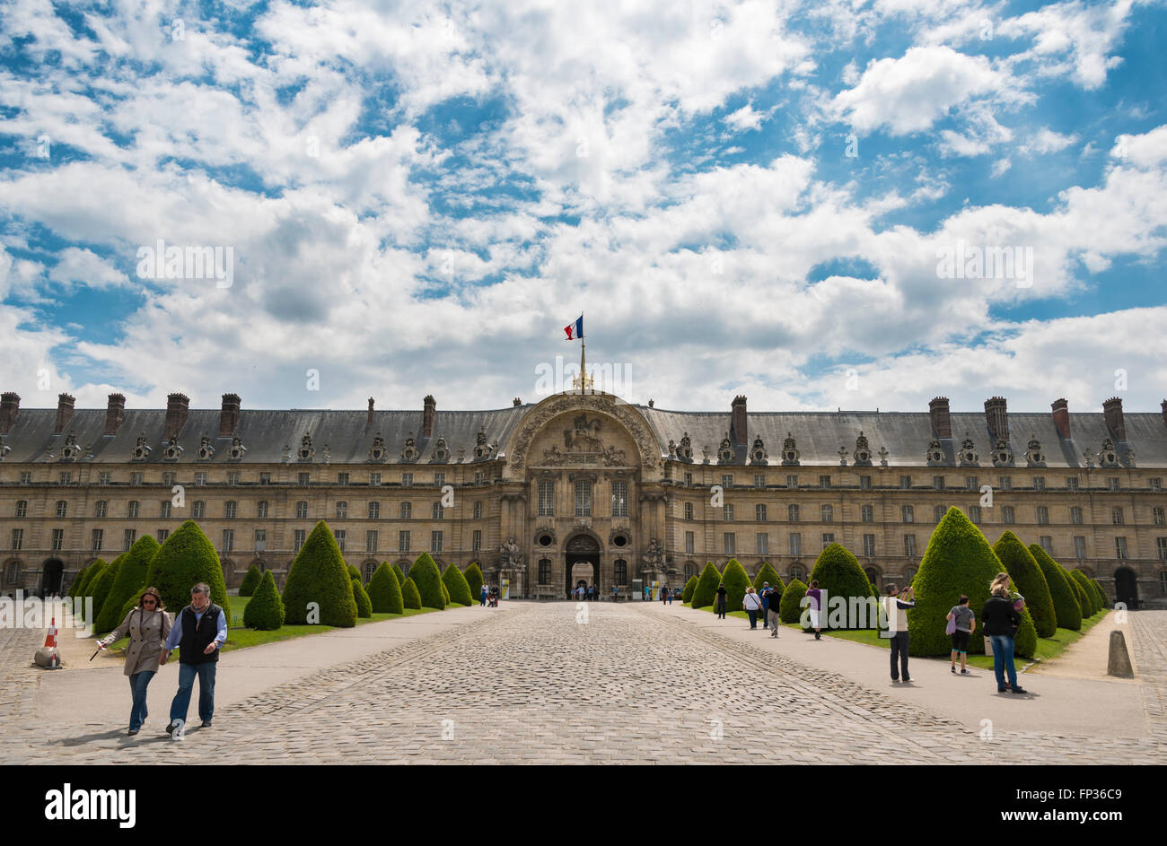 Les Invalides, Paris, Ile-de-France, France Stock Photo