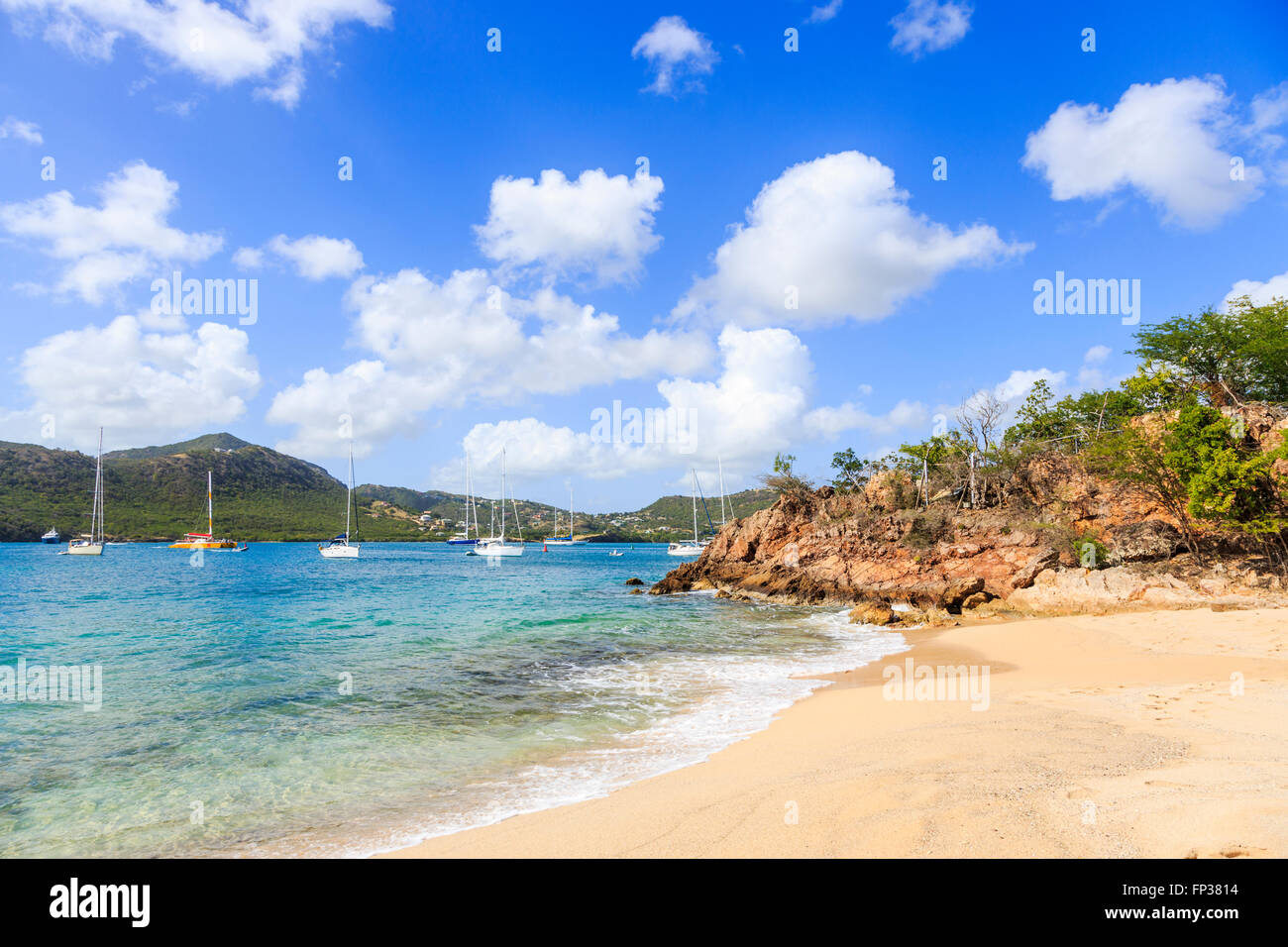 Pigeon point beach antigua hi-res stock photography and images - Alamy