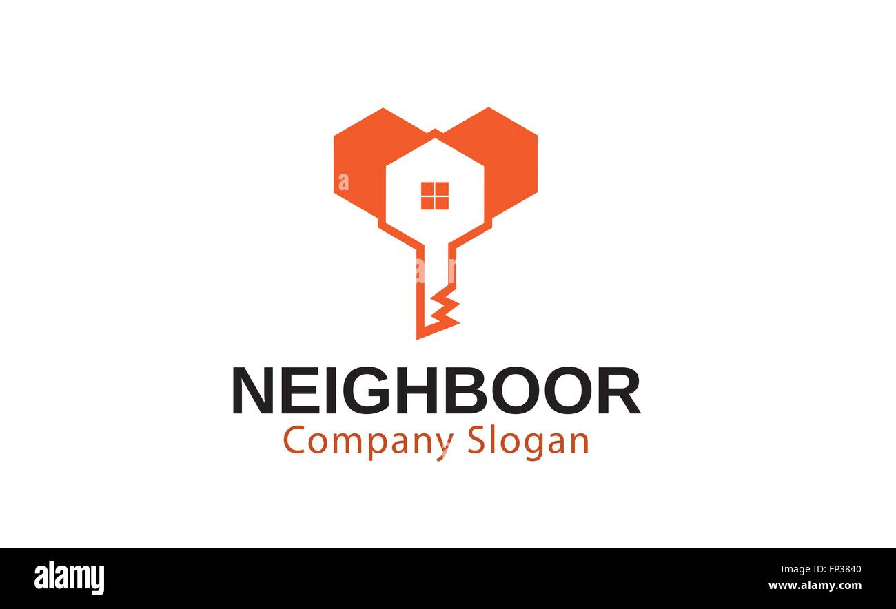 Neighbor Design Illustration Stock Vector