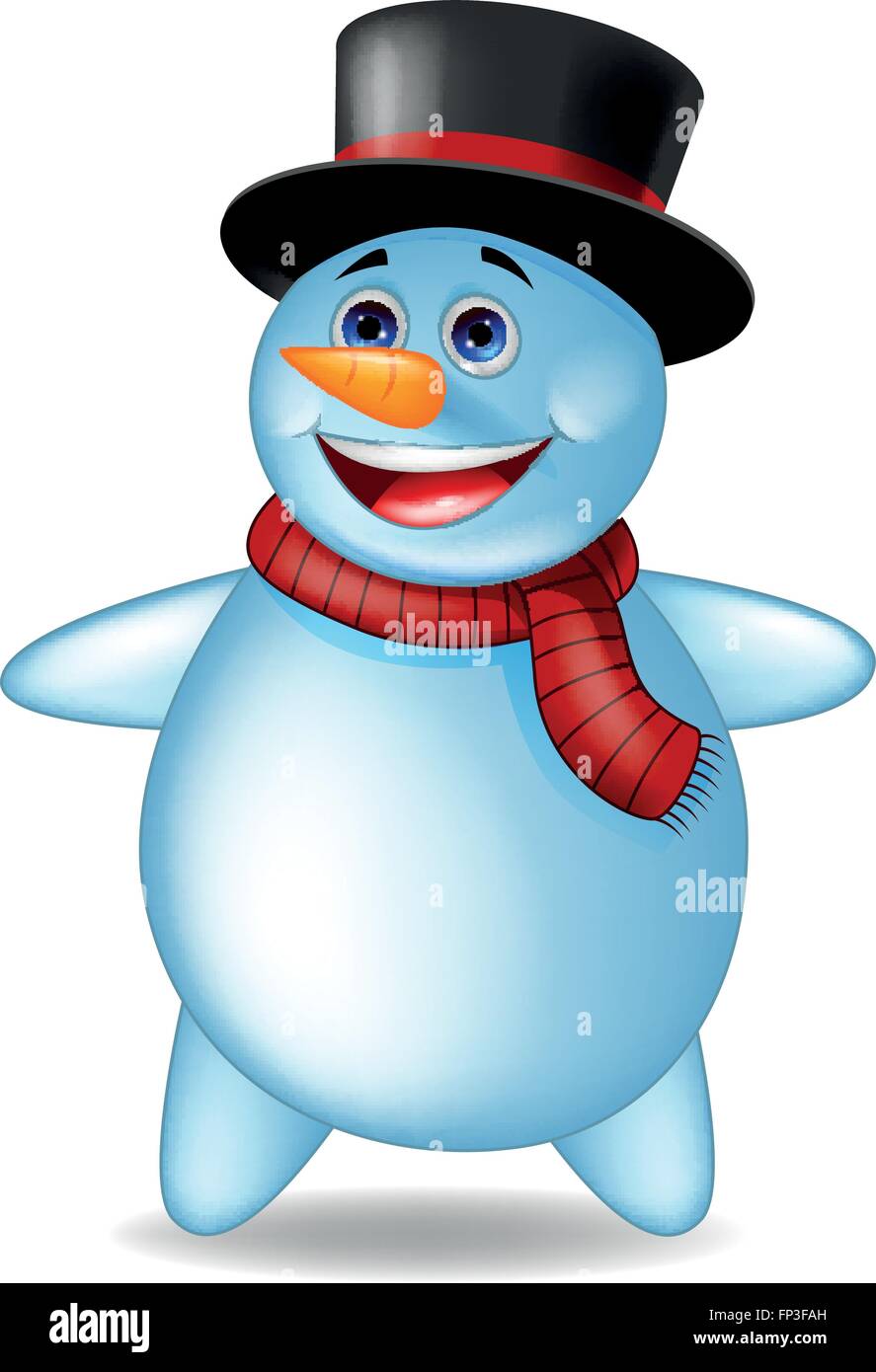 Funny snowman cartoon Stock Vector Image & Art - Alamy