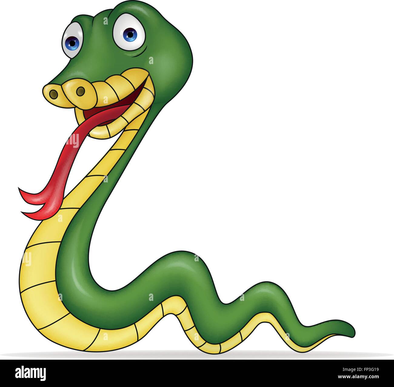 Snake cartoon Stock Vector