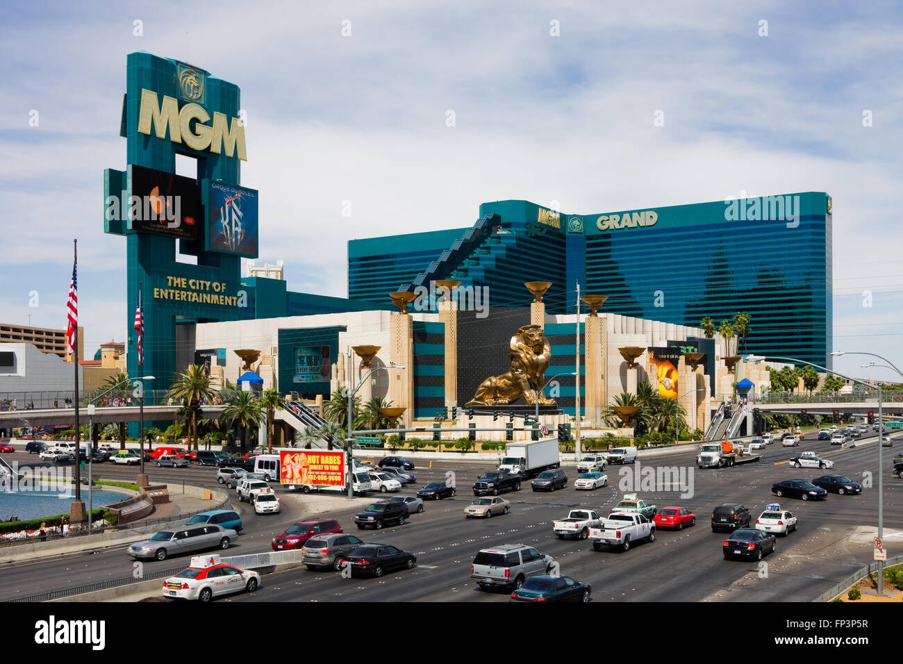 MGM Grand Hotel & Casino in Las Vegas, Nevada Stock Photo