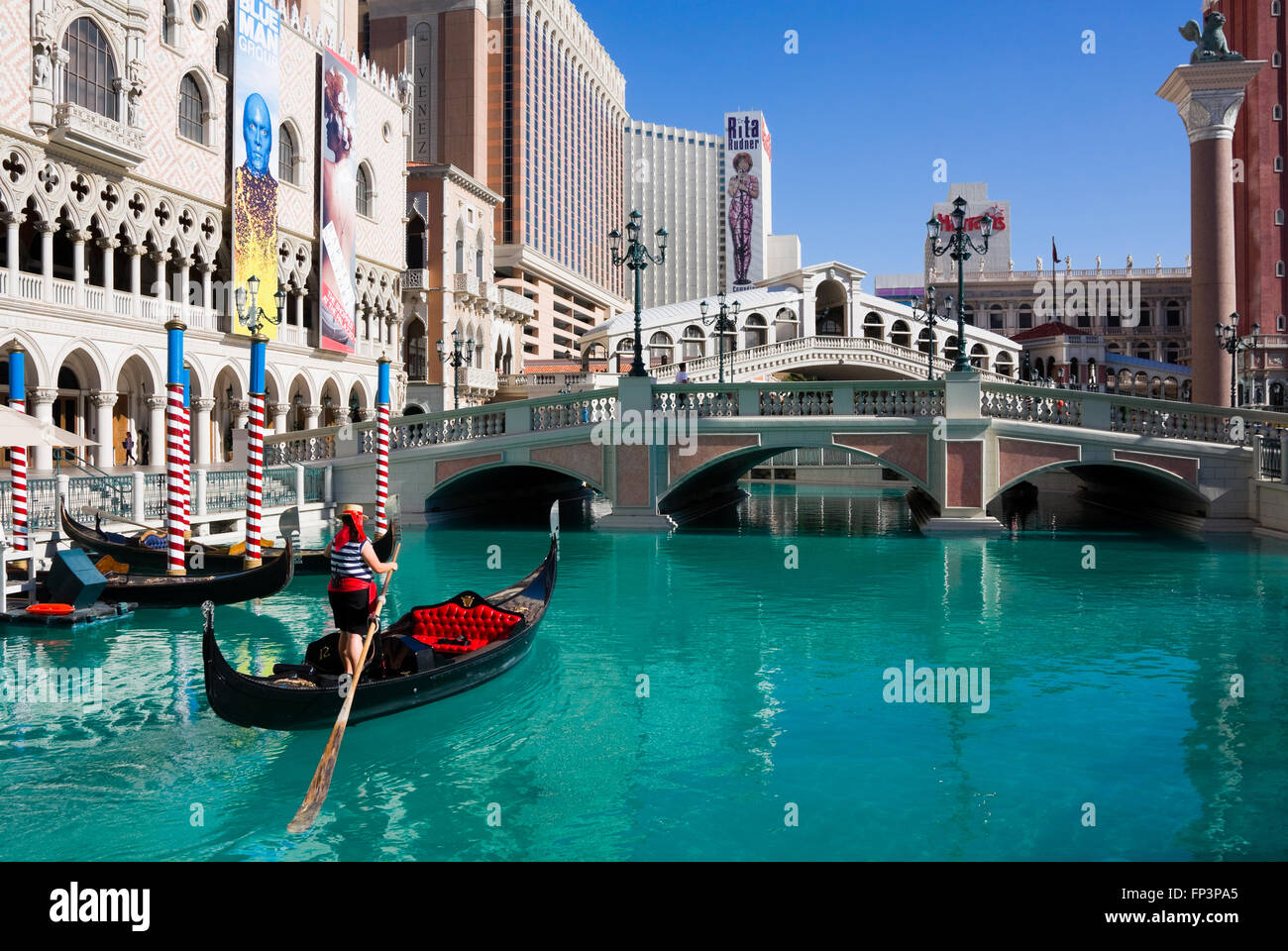 The Venetian Resort Hotel and Casino in Las Vegas Stock Photo