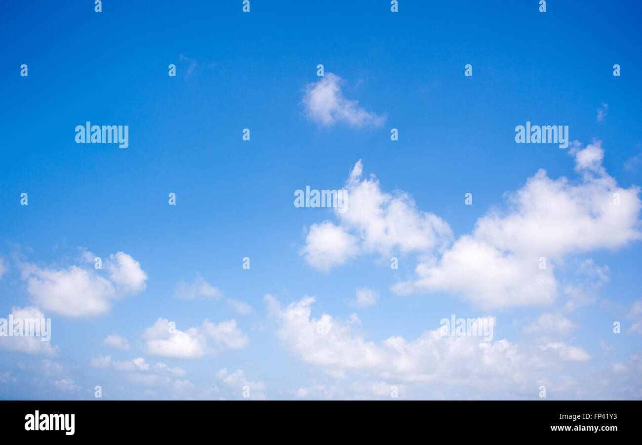 abstract background from the blue sky with white clouds Stock Photo - Alamy