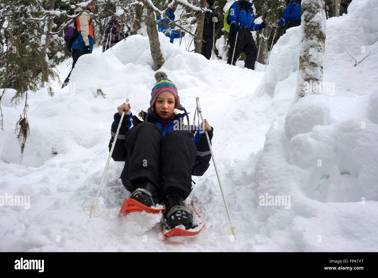 Traditional snowshoes hires stock photography and images Alamy
