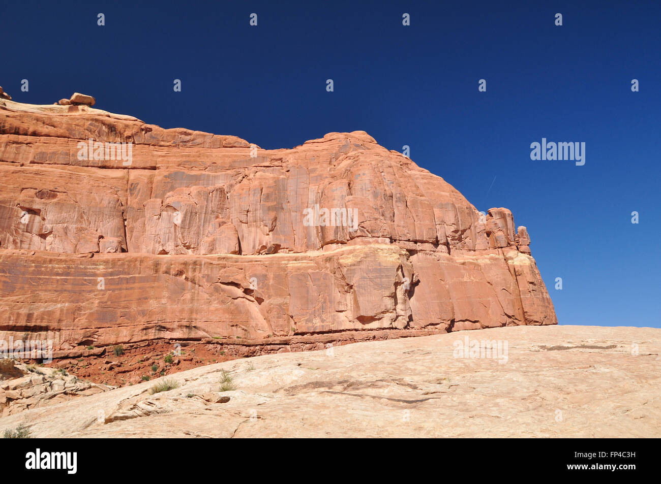 Park Avenue in Arches National Park in Utah, USA Stock Photo