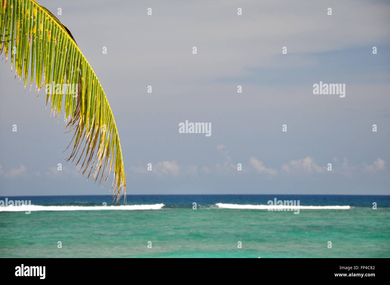 Tropical beach resort in Bávaro, Dominican Republic Stock Photo