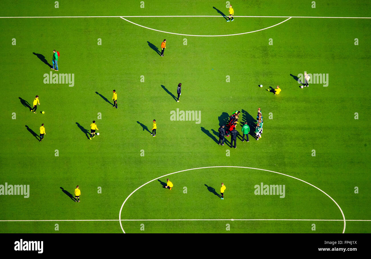 Aerial view, sports ground TuS Fichte Lintfort 1914 E.V, tournament