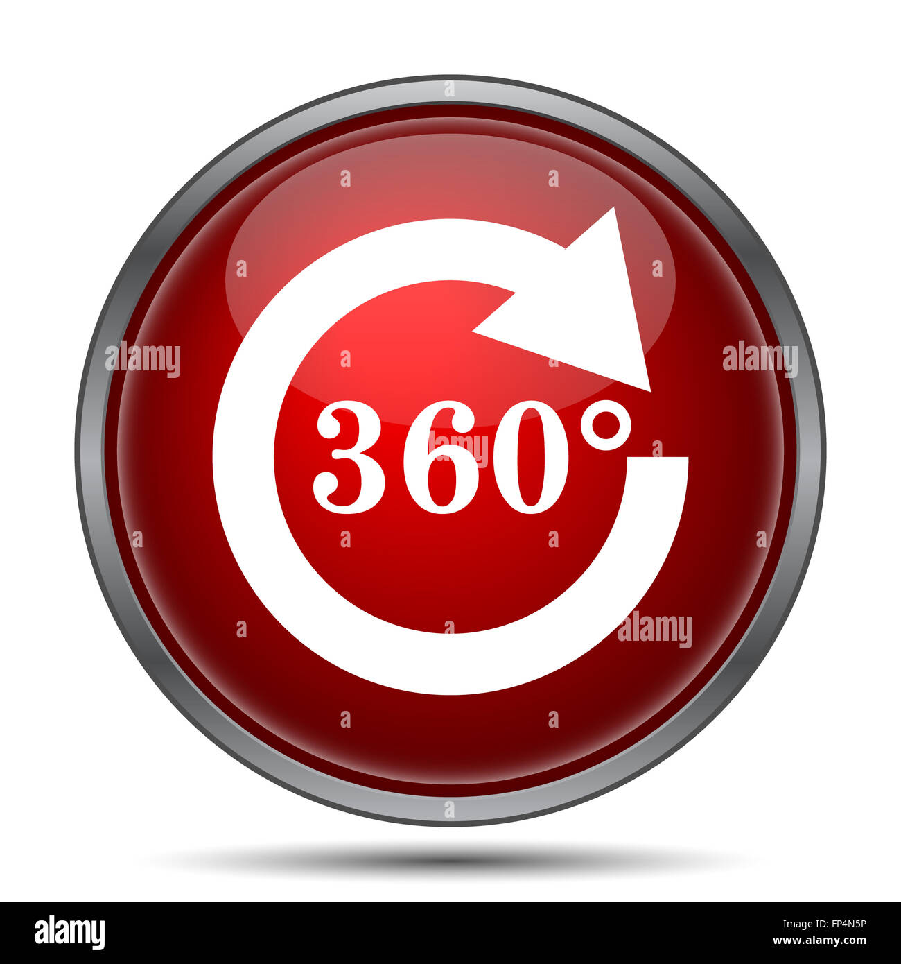 Reload 360 icon. Internet button on white background Stock Photo - Alamy
