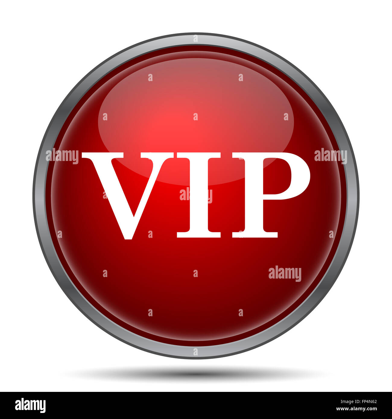 VIP icon. Internet button on white background Stock Photo - Alamy