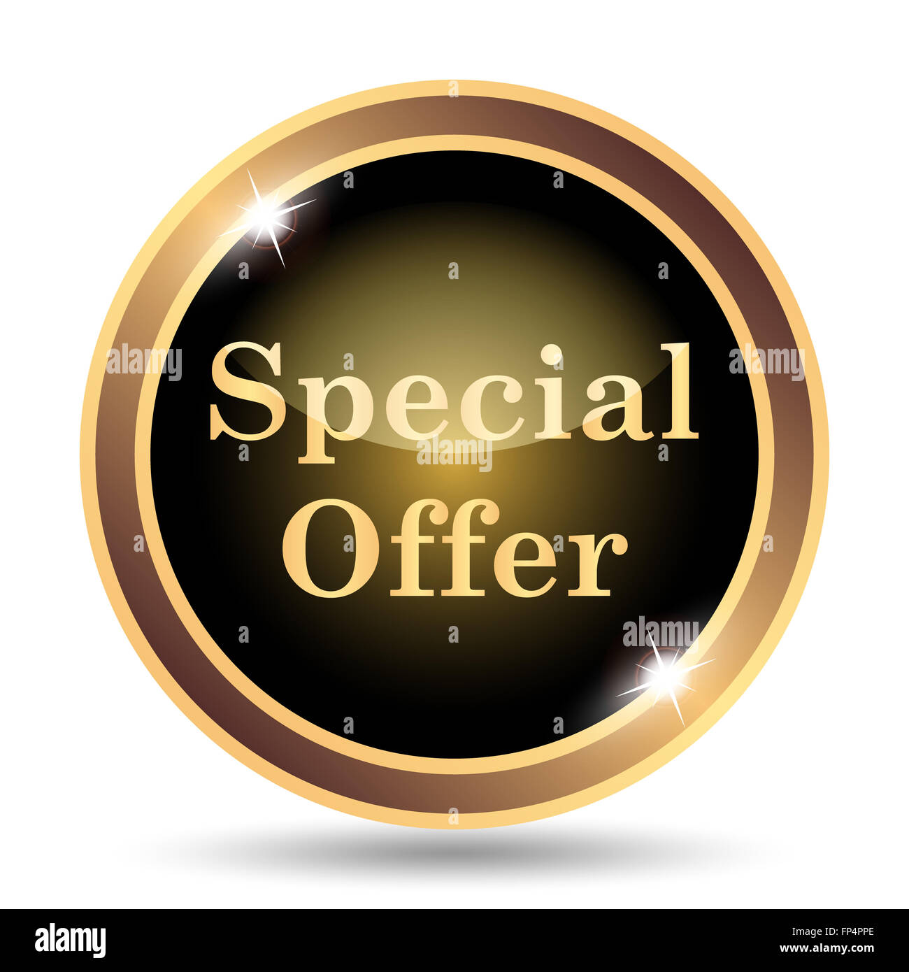 Special offer icon. Internet button on white background Stock Photo - Alamy