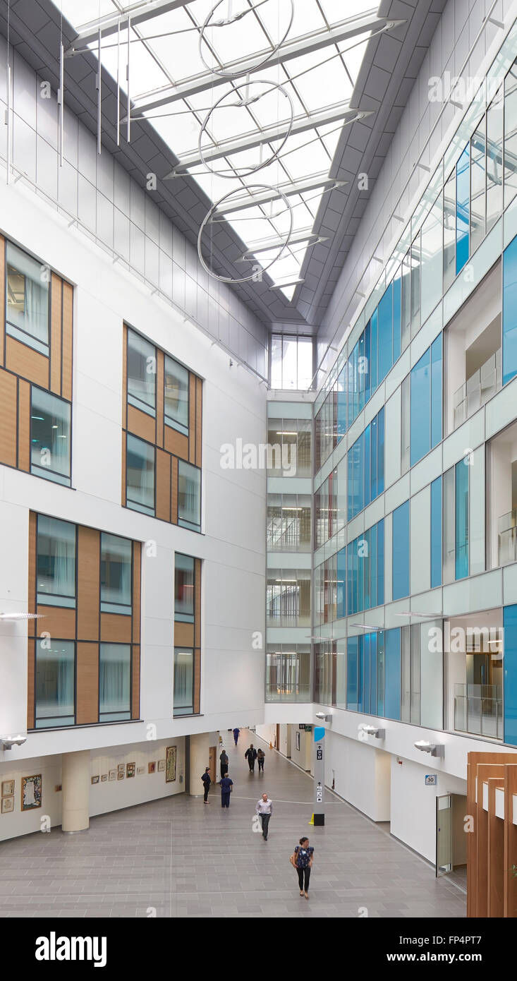 Circulation Routes Through Grand Public Concourse. Southmead Hospital ...