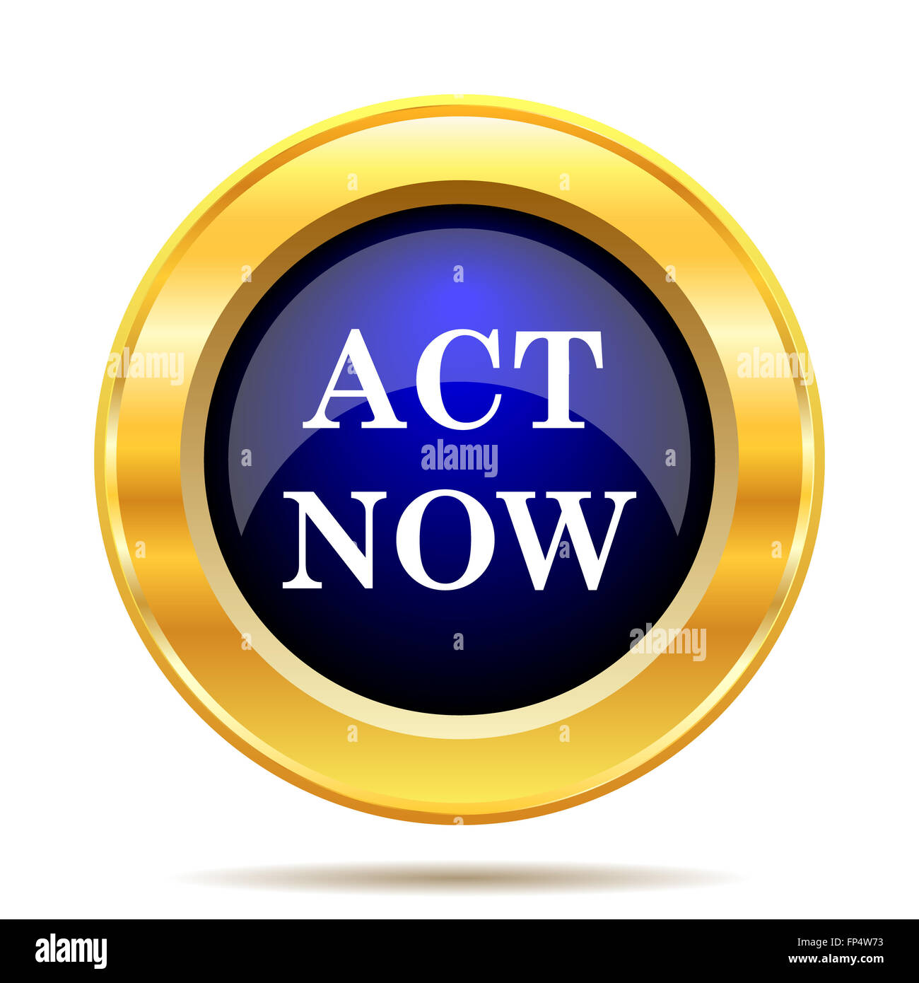 Act now icon. Internet button on white background Stock Photo - Alamy