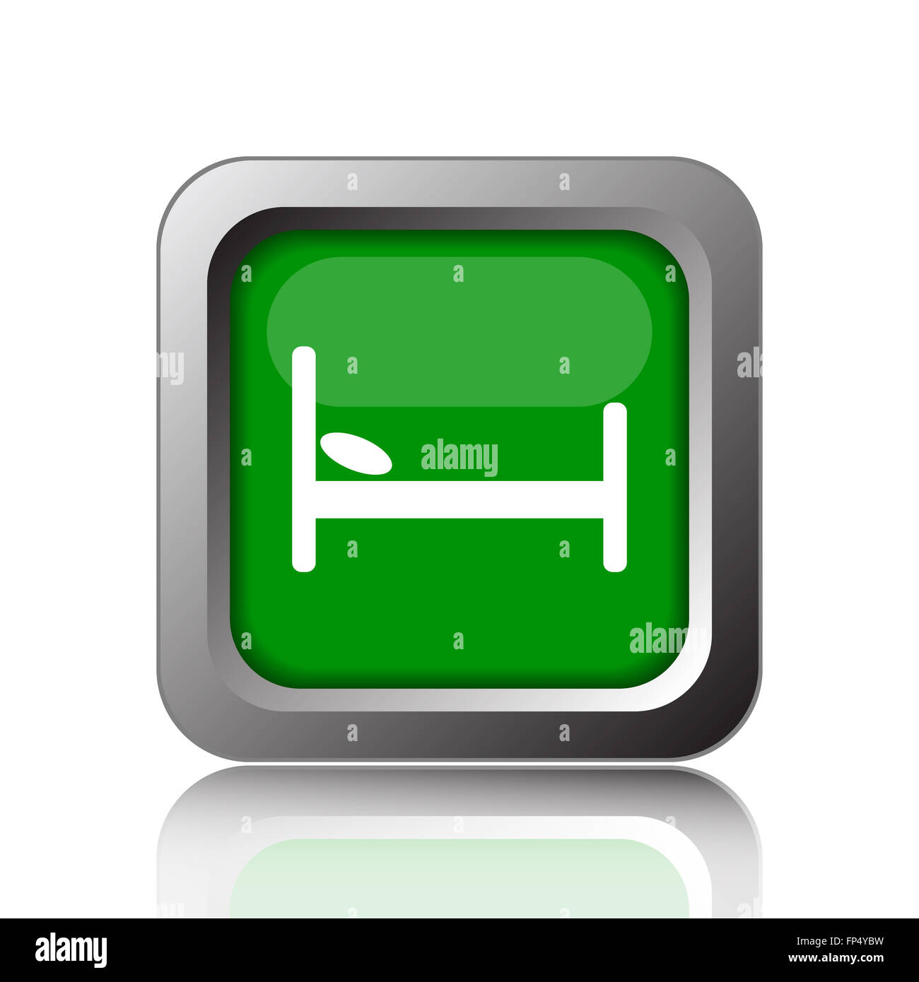 Hotel icon. Internet button on black background Stock Photo - Alamy