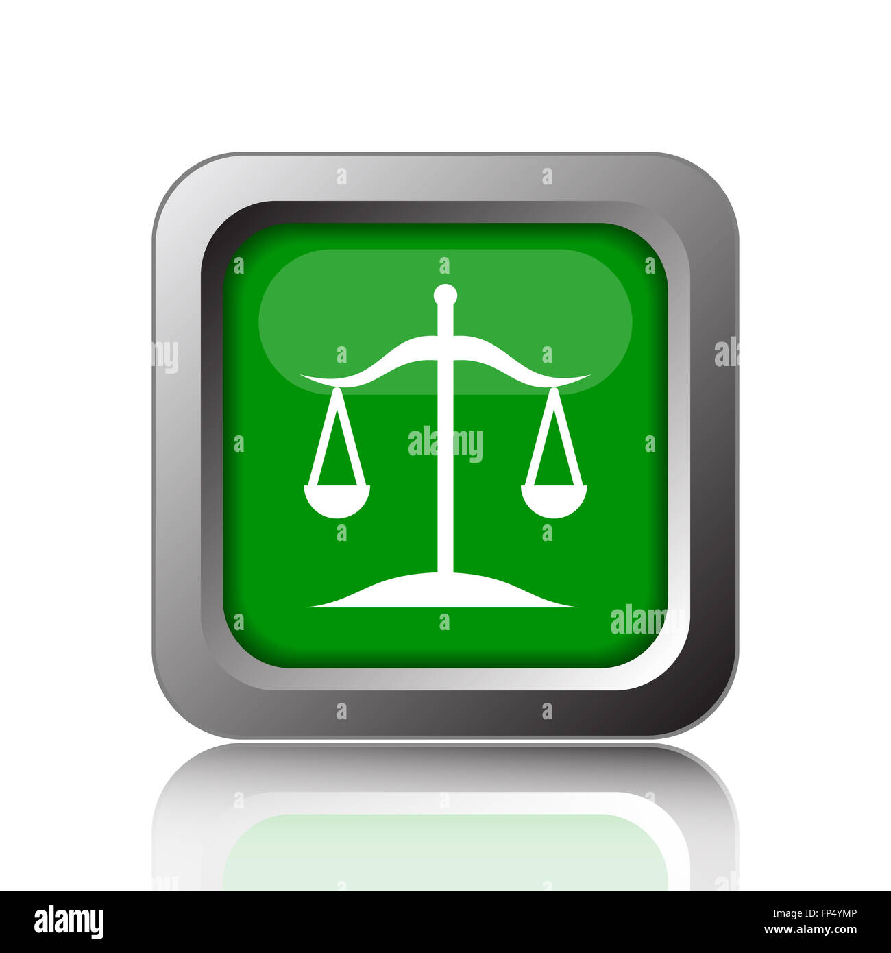 Balance icon. Internet button on black background Stock Photo - Alamy