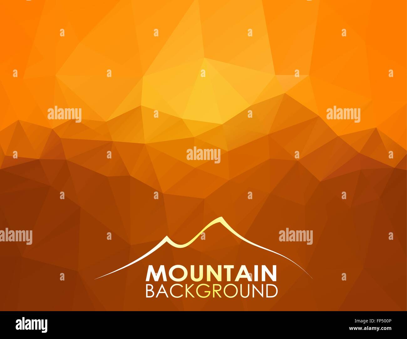 Triangle geometrical background with mountains Stock Vector Image & Art
