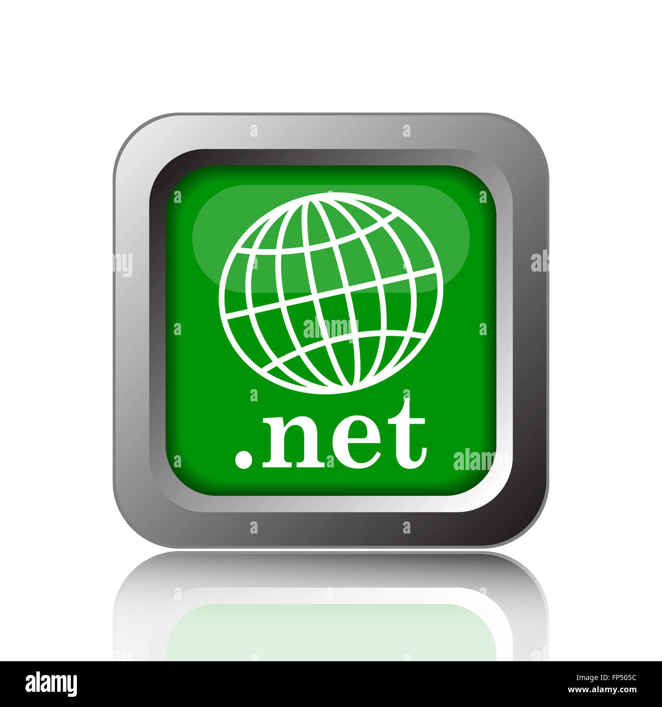 .net icon. Internet button on black background Stock Photo - Alamy