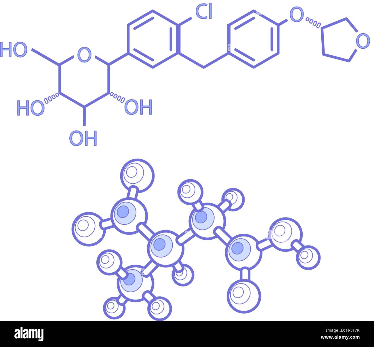 structures of molecules abstract Stock Vector