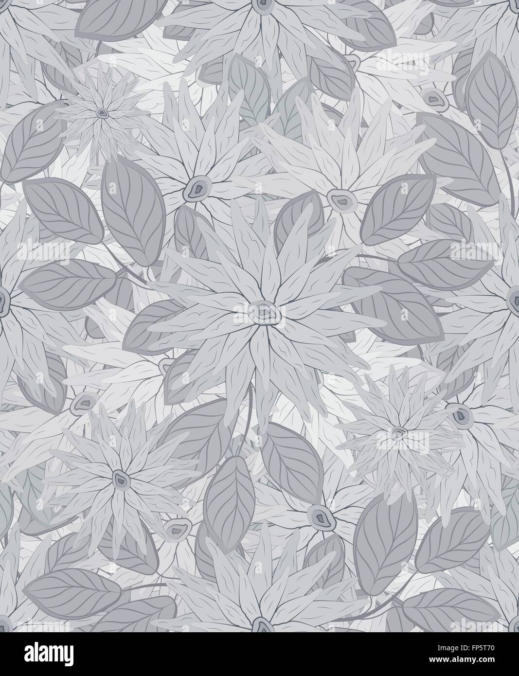 Floral Seamless Pattern Ornament Stock Vector Image & Art - Alamy