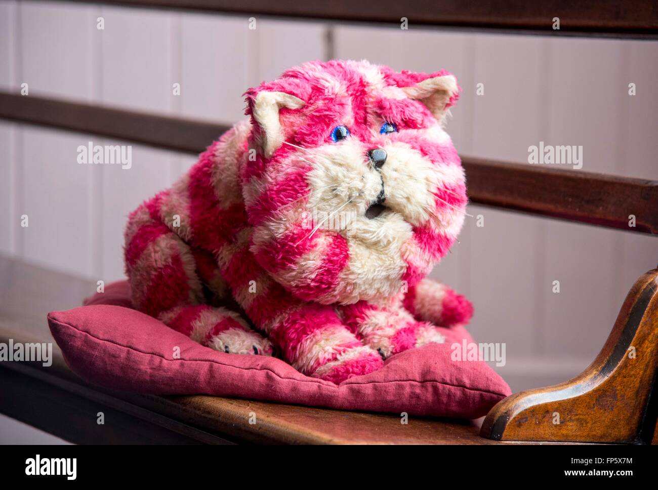Bagpuss 1974 kids tv character puppet toy Stock Photo