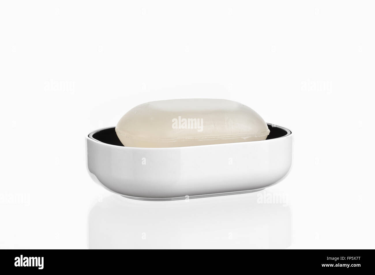 a bar of soap isolated on white background Stock Photo - Alamy