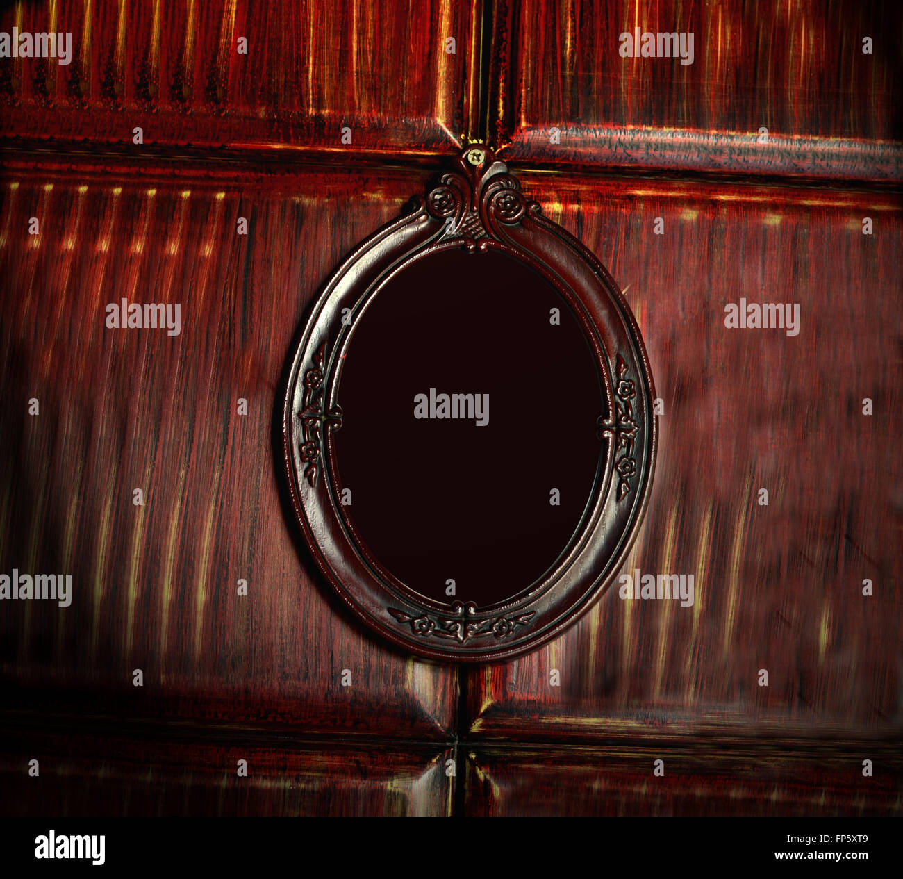 Vintage Style Wooden Photo Frame Stock Photo Alamy