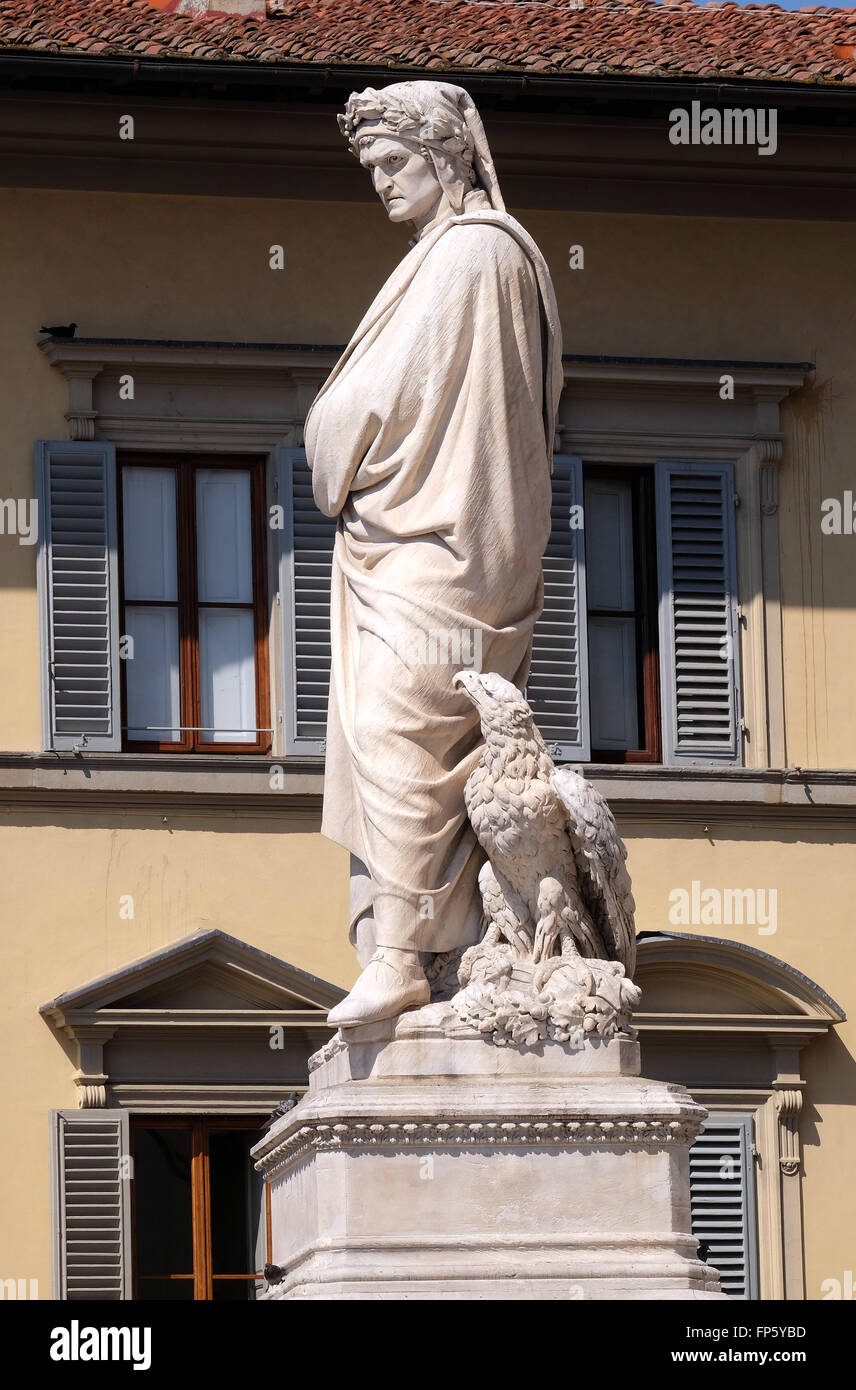 Statue of poet dante alighieri hi-res stock photography and images - Alamy