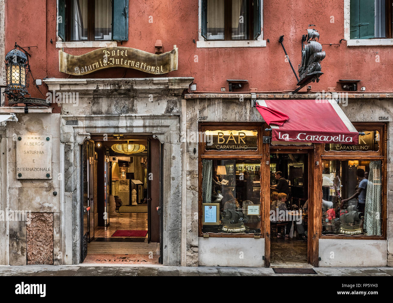 La Caravella restaurant, Venice, Italy Stock Photo