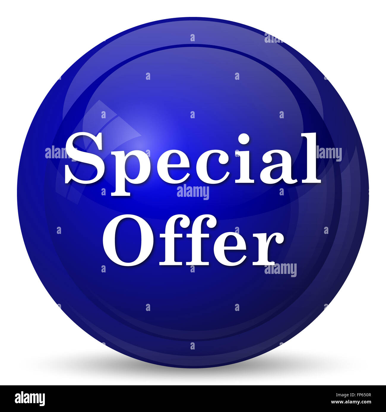 Special offer icon. Internet button on white background Stock Photo - Alamy