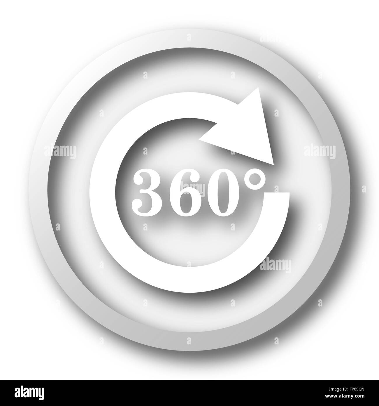 Reload 360 icon. Internet button on white background Stock Photo - Alamy