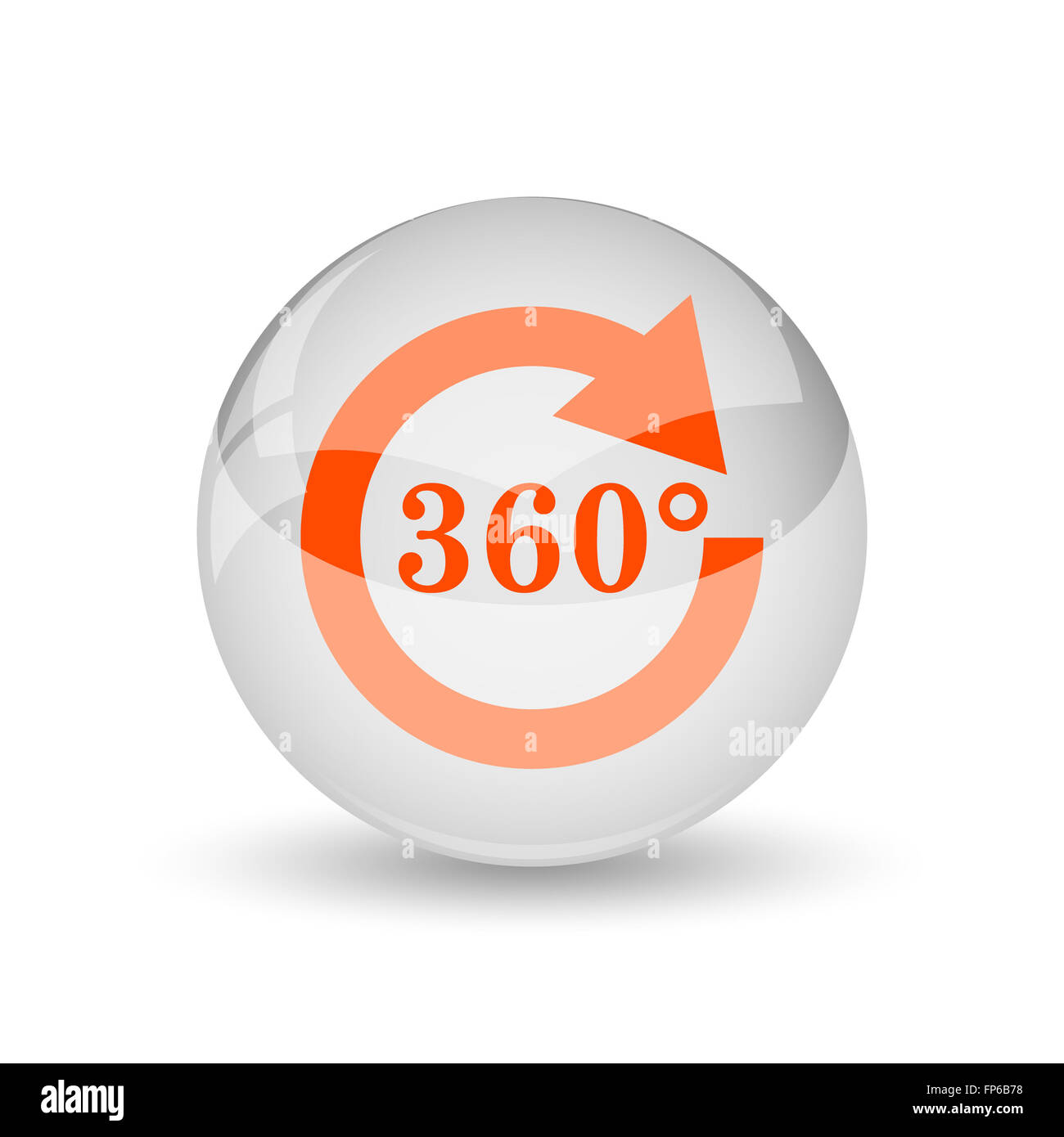 Reload 360 icon. Internet button on white background Stock Photo - Alamy
