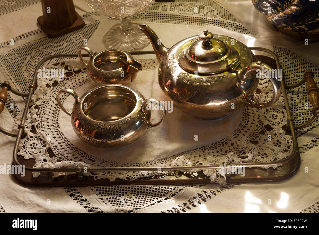 Tea tray victorian hi-res stock photography and images - Alamy