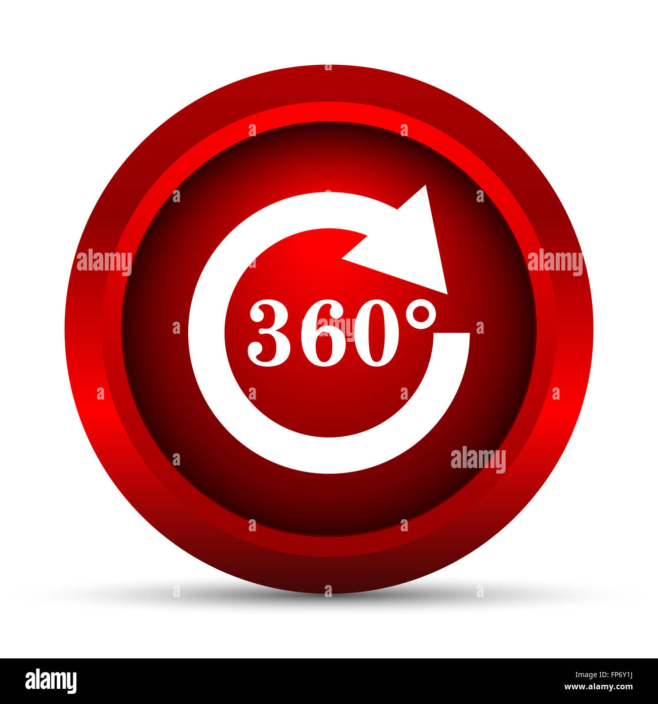 Reload 360 icon. Internet button on white background Stock Photo - Alamy