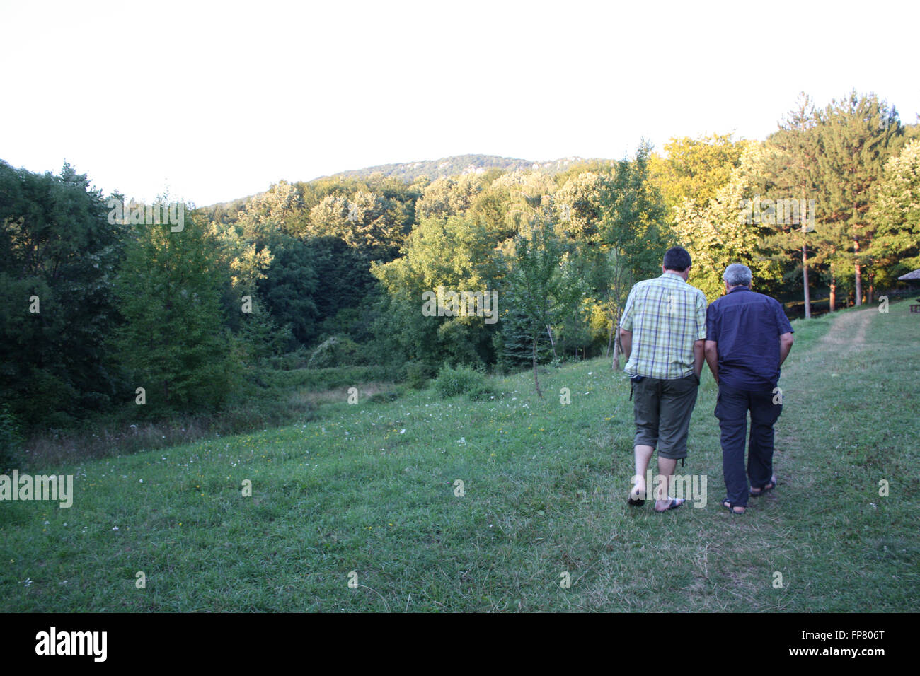 Two people walking away hi-res stock photography and images - Alamy