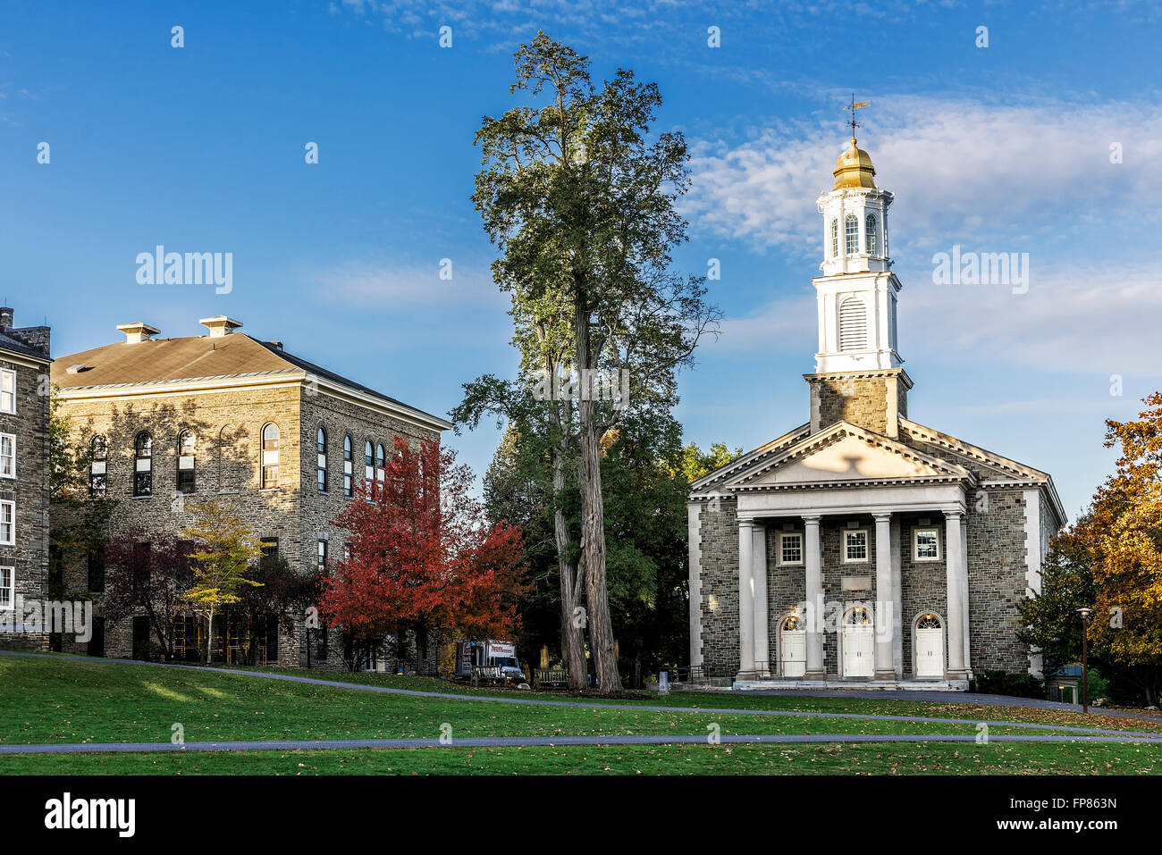 Colgate University campus, Hamilton, New York, USA Stock Photo