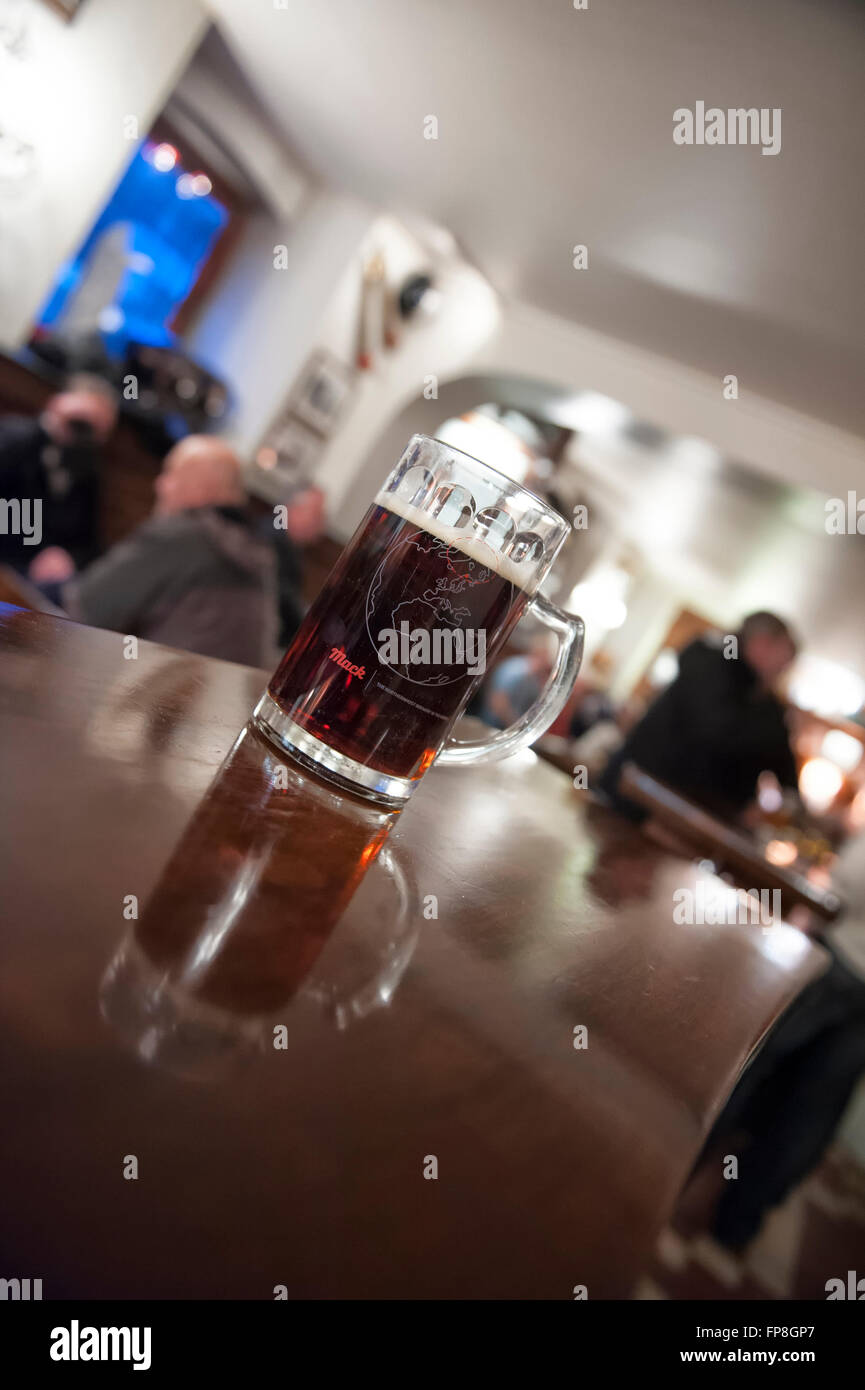 Mack's Beer Hall. Tromso. Norway Stock Photo